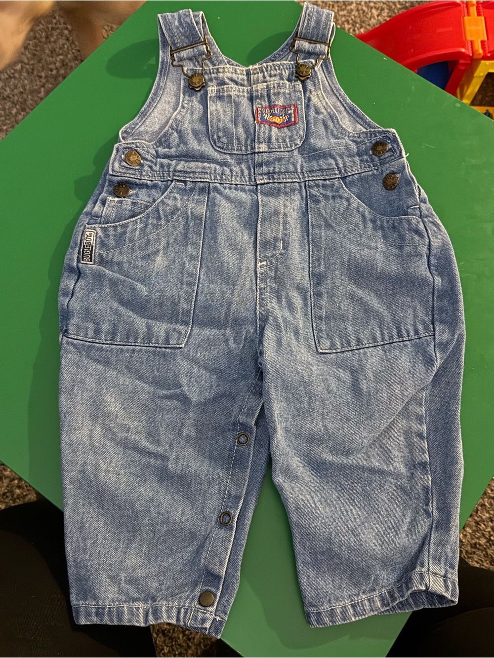 Vintage bugle boy overalls size 18 month